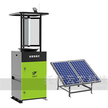 太陽能自動蟲情測報燈